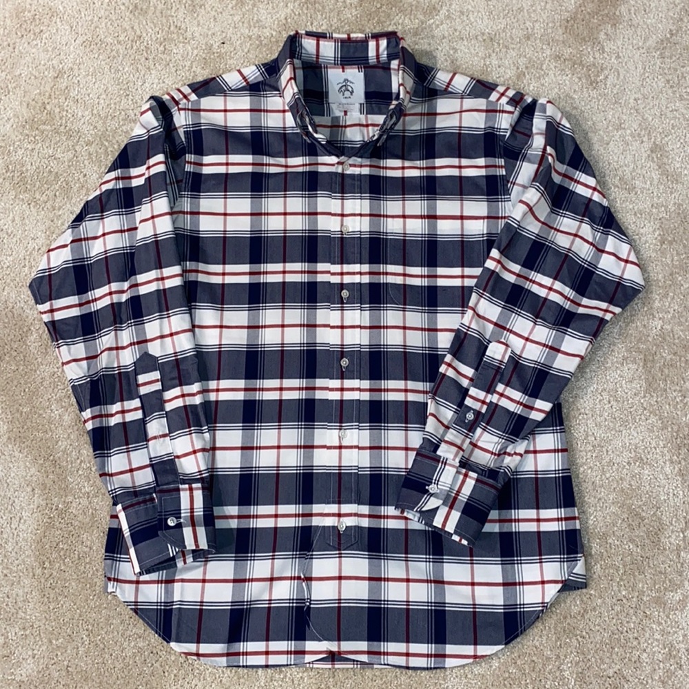 Black Fleece by Thom Browne Long Sleeve Button Down Shirt. New Unworn Condition.